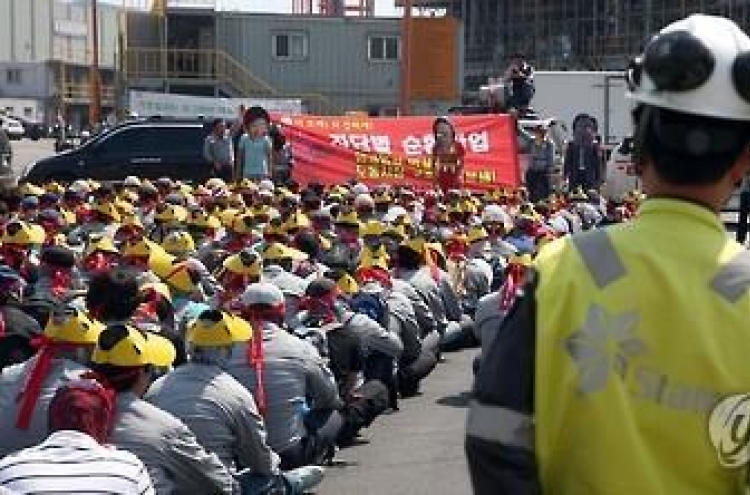 조선업 구조조정 본격화…최대 1만여명 감축할듯