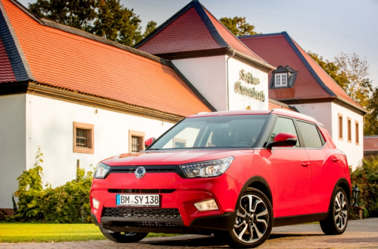 Ssangyong Motor drives sales in Europe with Tivoli