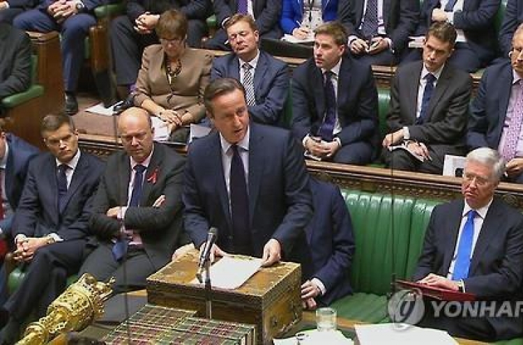 UK lawmakers vote to launch airstrikes on IS in Syria