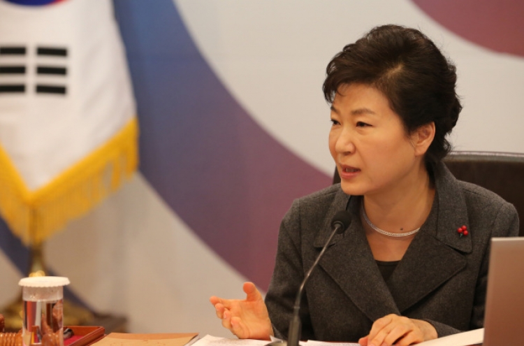Park urges passage of labor, terror bills