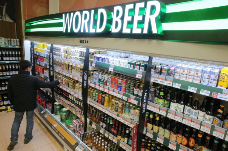 Beer emerging as Korea’s top-selling alcohol