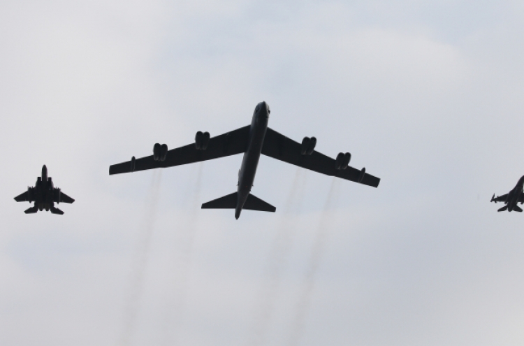 Korea, U.S. deploy B-52 strategic bomber over Korean Peninsula