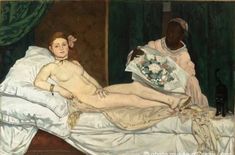 Indecent exposure: artist arrested for nude pose in Paris museum