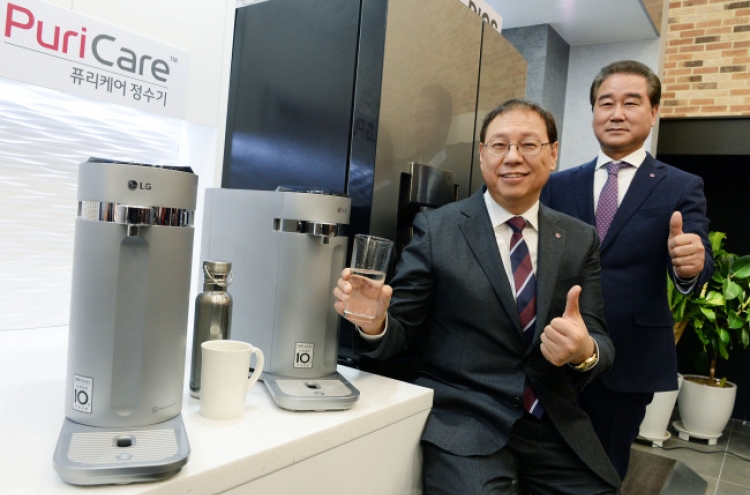 LG seeks synergy in refrigerators, water purifiers