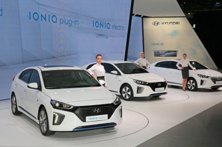 Hyundai Motor unveils Ioniq line-up at Geneva Motor Show