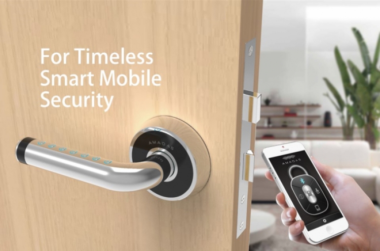 AMADAS Smart Door Lock draws keen interest from European and American corporations