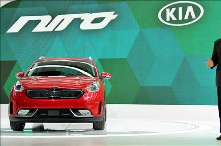 Kia Motors unveils Niro hybrid SUV