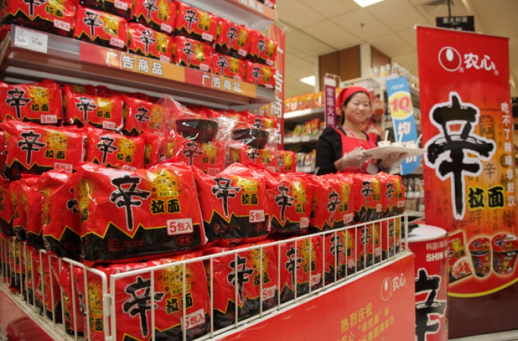 Nongshim boosts sales in China, U.S.