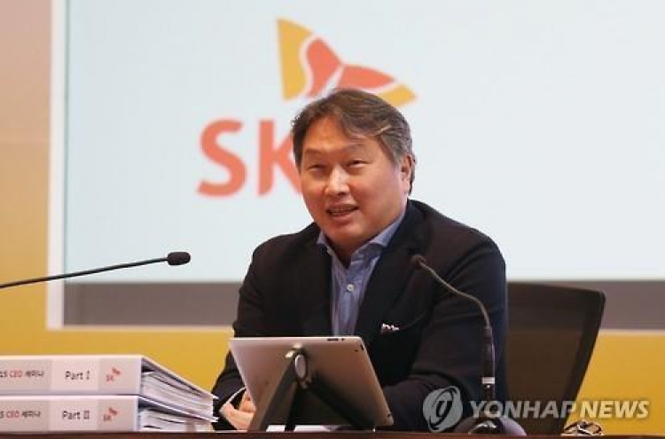 SK Group chief on course to tighten grip on group management