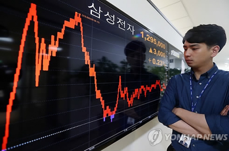 Seoul stocks close lower on foreign selling