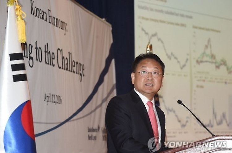 Korean economy to expand 3% in 2016: finance minister