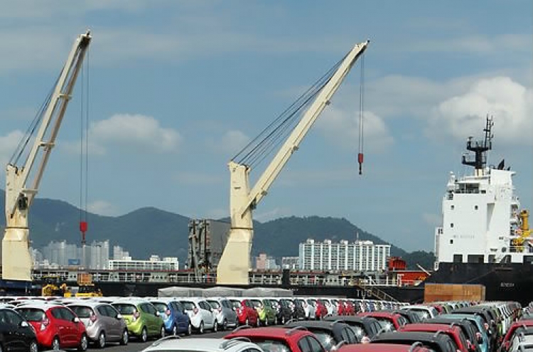 Korean automobile exports down 10.8% in Q1