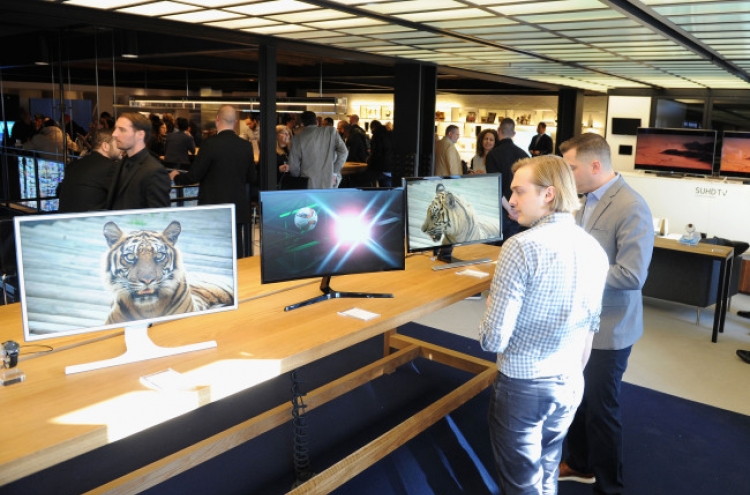 [Photo News] Samsung quantum-dot TV debuts in U.S.