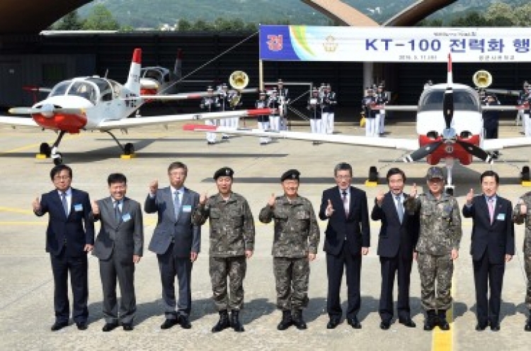 [Photo News] Korea's first homegrown trainer jet goes into use