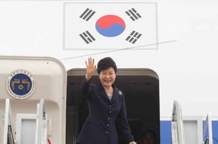 Park leaves for Ethiopia on first leg of four-nation tour