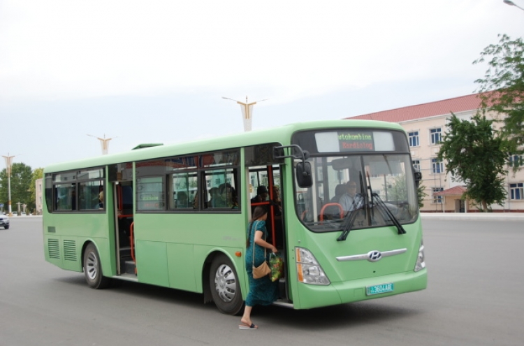 Hyundai Motor to supply 500 buses to Turkmenistan