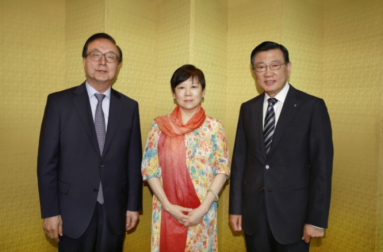 [Photo News] Park Sam-koo promotes Korea-China friendship at luncheon