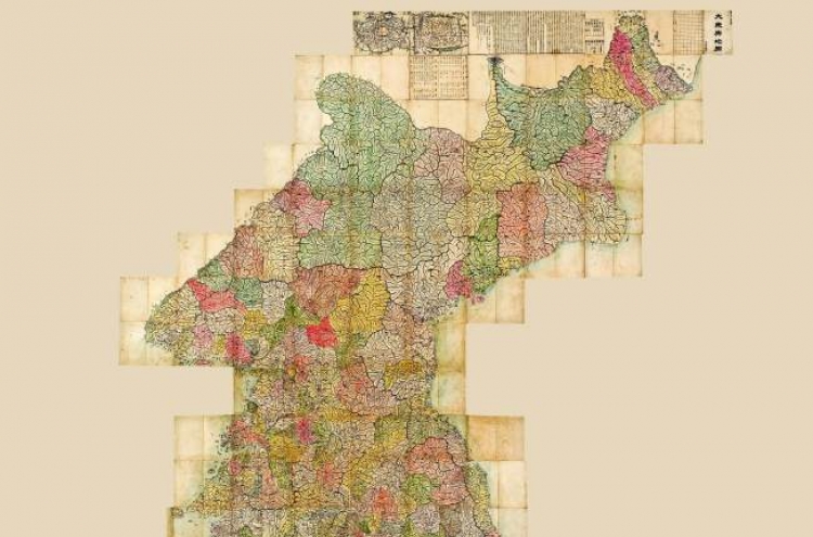 Rare Joseon-era map of Korea to be auctioned