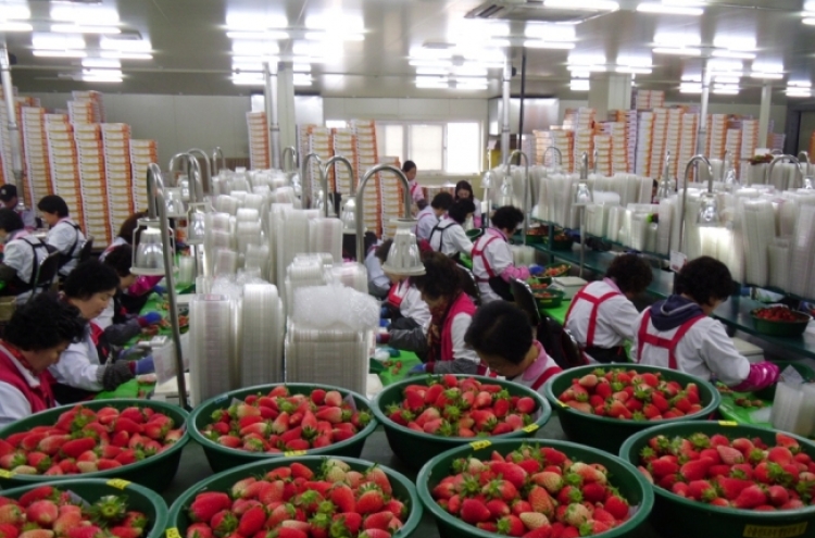 Korea's agricultural exports to U.S. jump nearly 10%