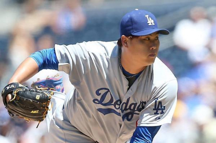 Dodgers' Ryu Hyun-jin roughed up in minor league rehab start