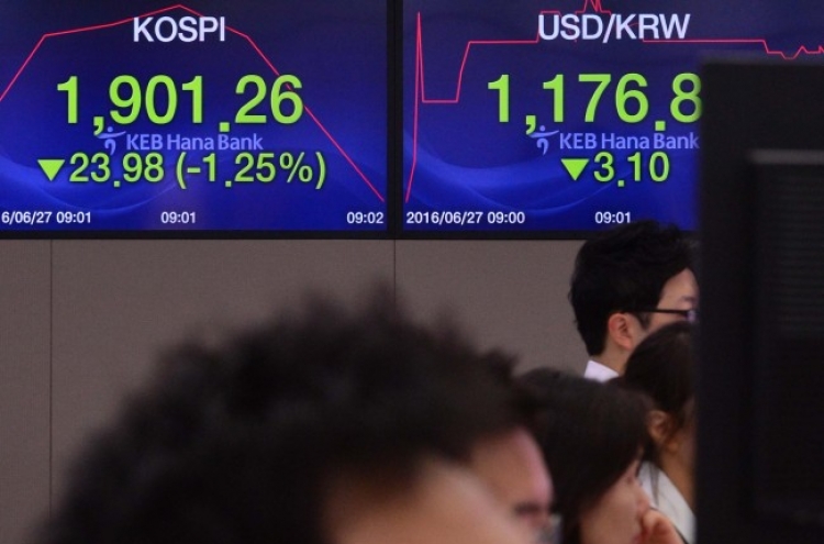 KOSPI to bottom out at 1,880 level: Hyundai Securities