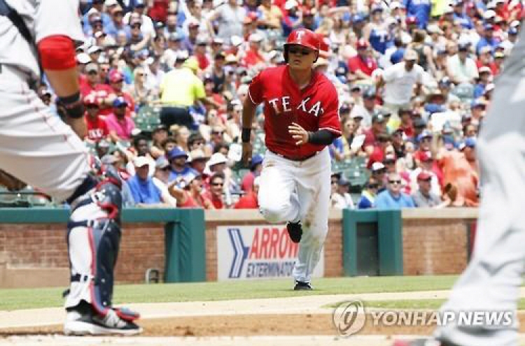 Rangers' Choo Shin-soo enjoys first 3-hit game of season