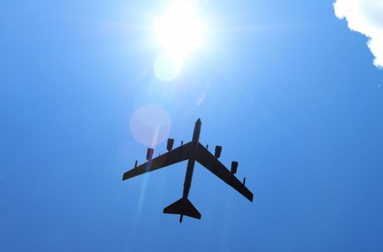 U.S. sends 2 nuclear bombers to fly in skies near S. Korea last month