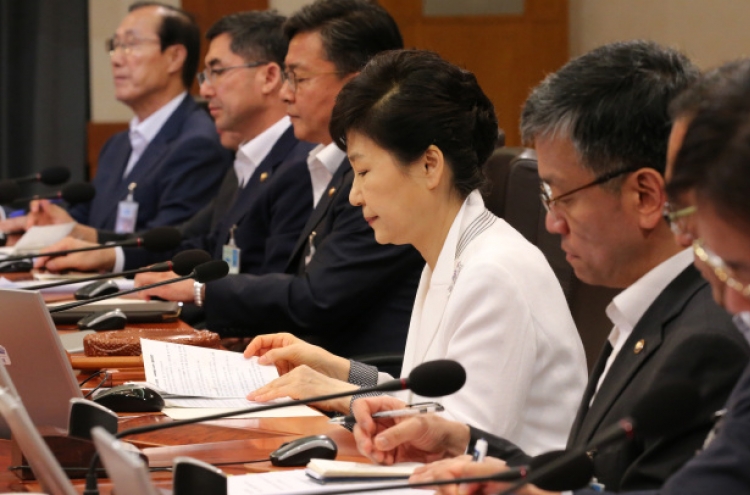 Park urges vigilance against N. Korea, trade protectionism