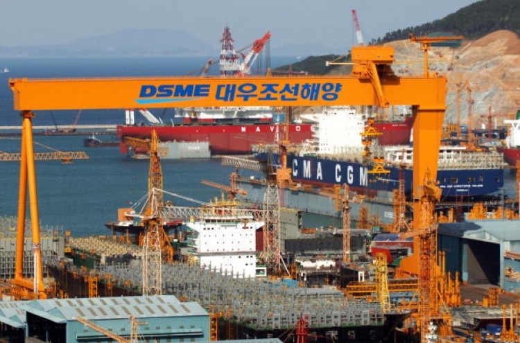 Troubled Korean shipbuilders top June ranking