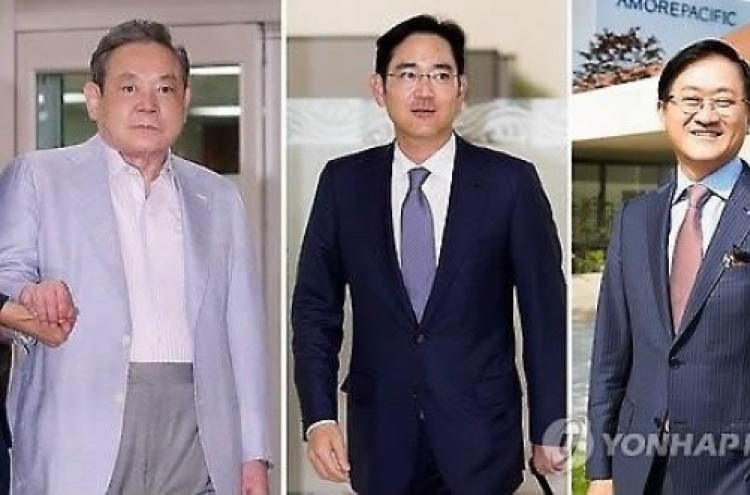 Richest 50 Koreans see stock assets fall