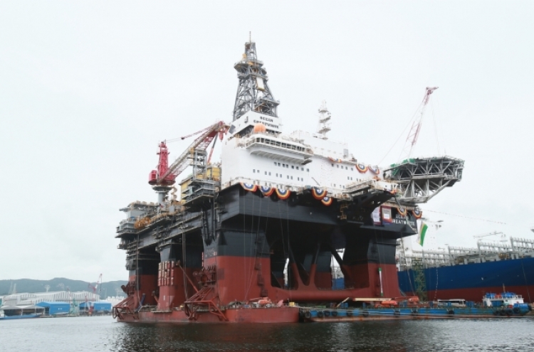 HHI delivers world’s largest semi-submersible rig