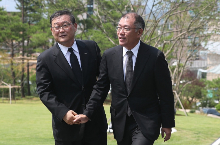 [Photo News] Hyundai Motor heir's tribute to Halla founder