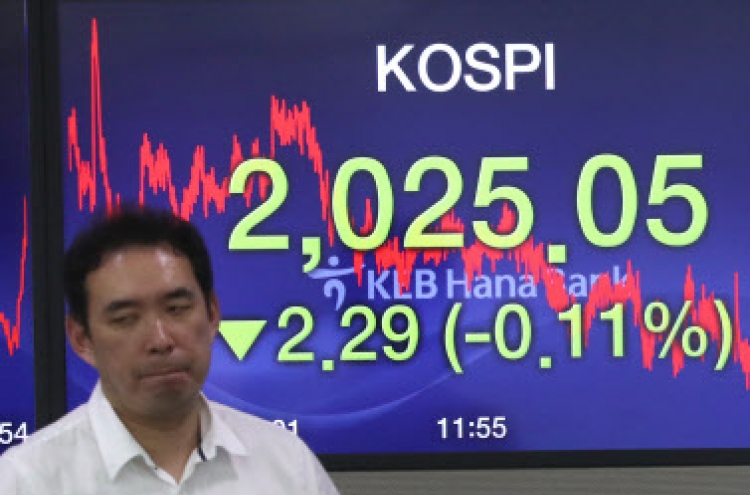 Korean shares edge down ahead of Fed meeting