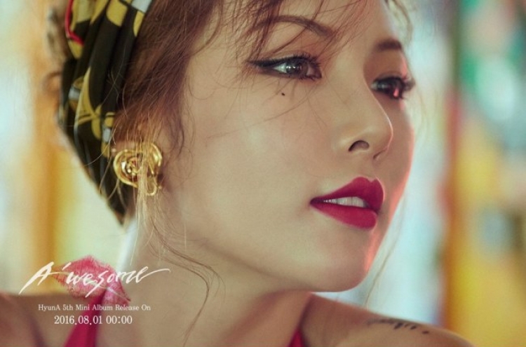 HyunA returns to spotlight as solo artist