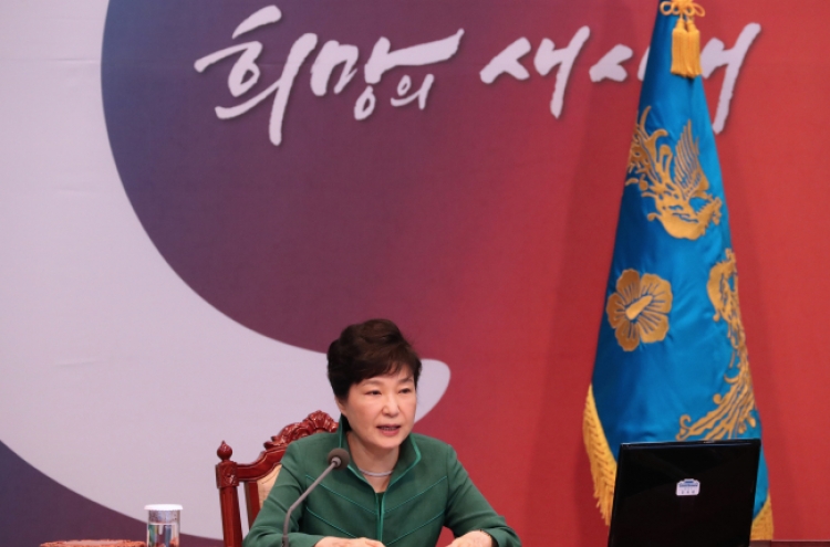 Park stands by THAAD, antigraft law