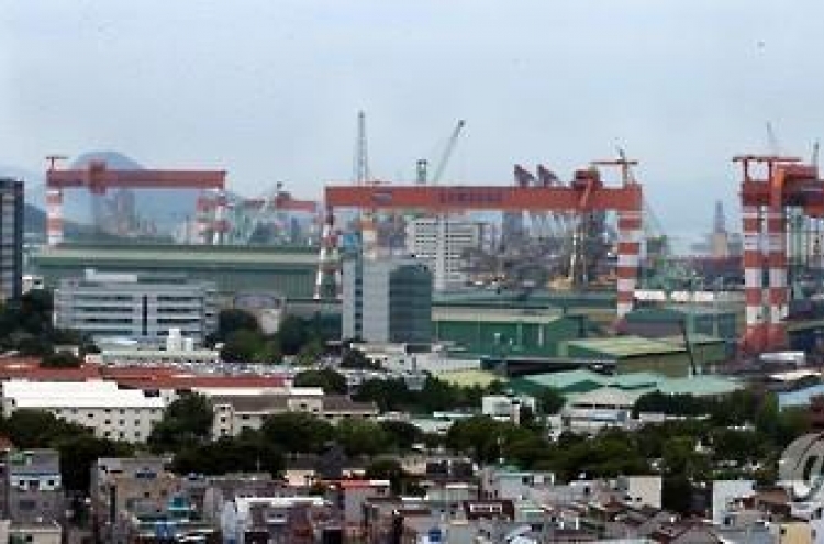 Shipbuilders' order backlog falls further in July