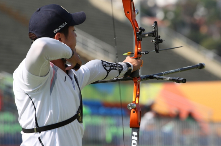 South Korean archer Lee Seung-yun reaches round of 16 in men's individual