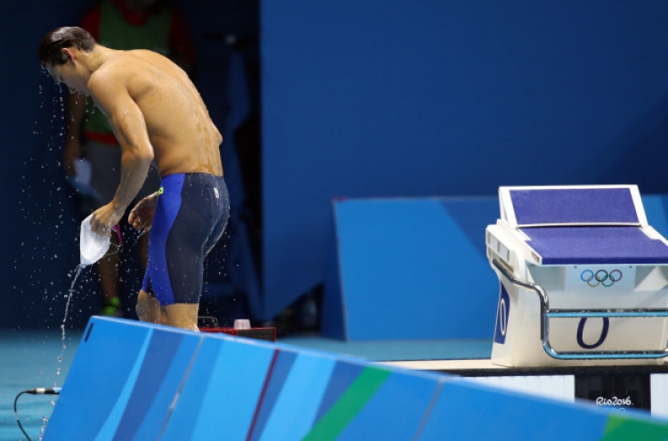 Swimmer Park Tae-hwan to head home after withdrawing from last Rio race