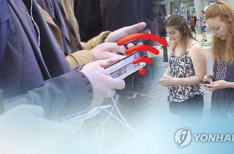 Foreign travelers most impressed by free WiFi in Korea: survey