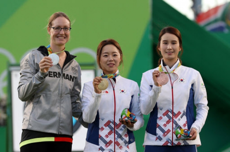 Korean Chang Hye-jin wins archery gold