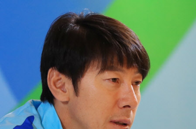 Korean coach says 1st goal crucial vs. Honduras in men's football quarters