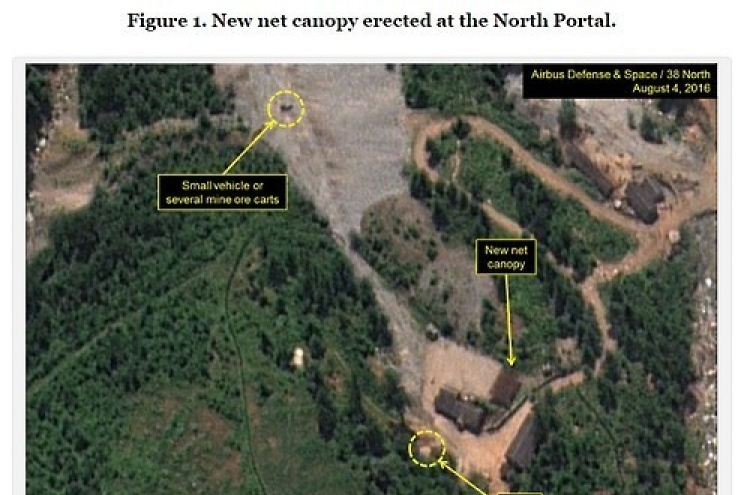 N. Korea's nuclear test site shows continued activity: 38 North