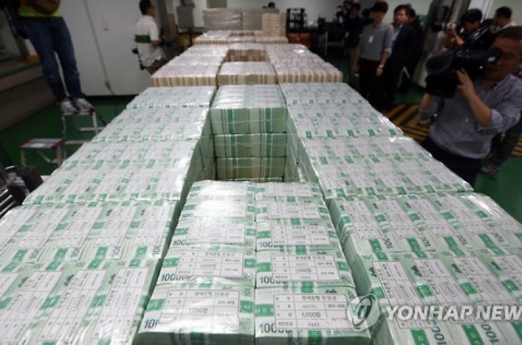 Korea's money supply up 6.9% in July: BOK