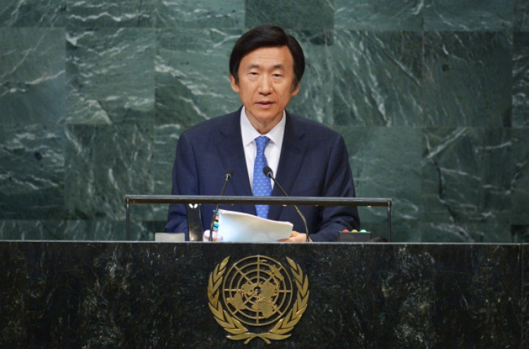 Yun questions NK membership, urges stronger measures at UN