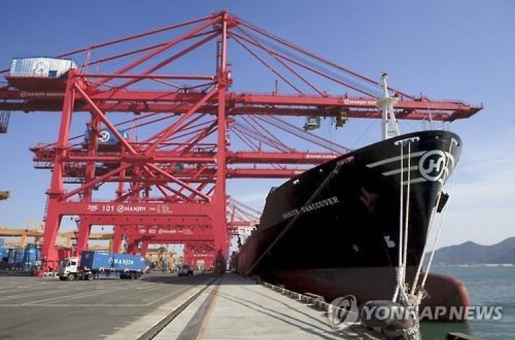 Korea's exports advance 19.7% in first 10 days of Nov.
