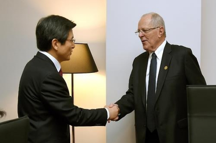 Korea, Peru push for stronger business ties at APEC meeting