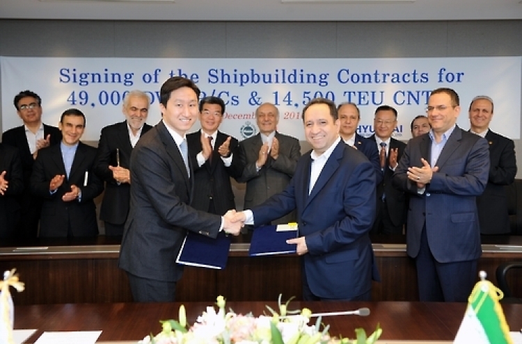 Hyundai Heavy inks $700 million deal with Iranian firm