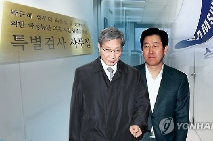 특검, 삼성그룹 중역 최지성·장충기 '구속영장' 검토