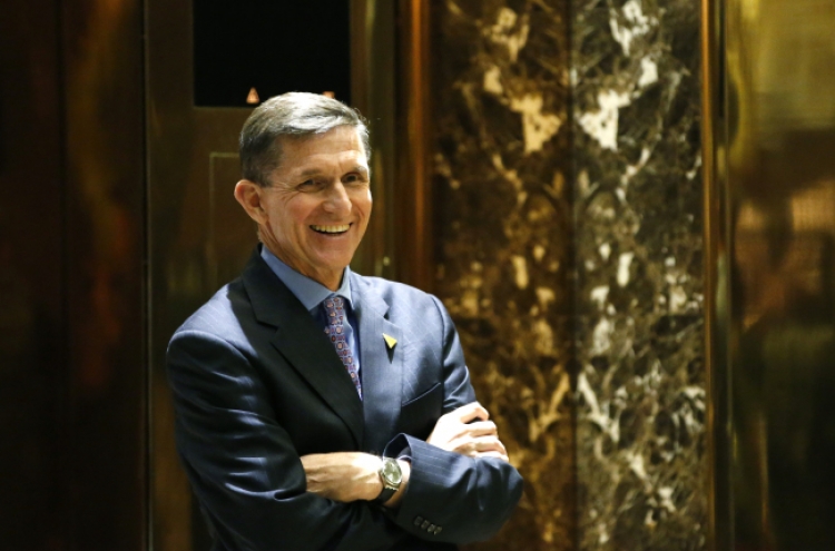 Flynn likens Korea-US alliance to 'sticky rice cake'