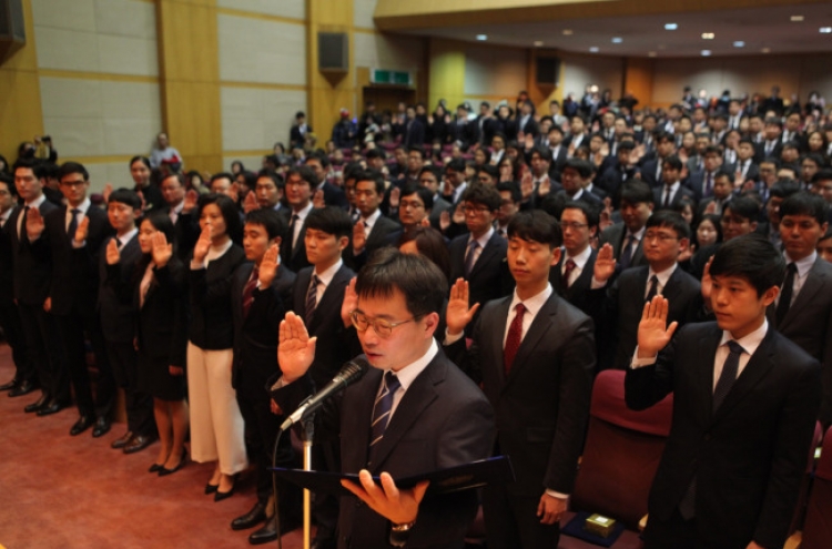 More than 50% of Korea's judicial apprentices without jobs